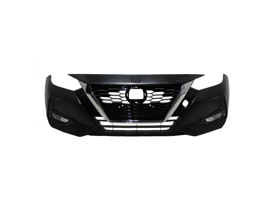 For 2020 2021 2022 2023 Nissan Sentra Front Bumper Upper and Lower Grill Fog Light Set