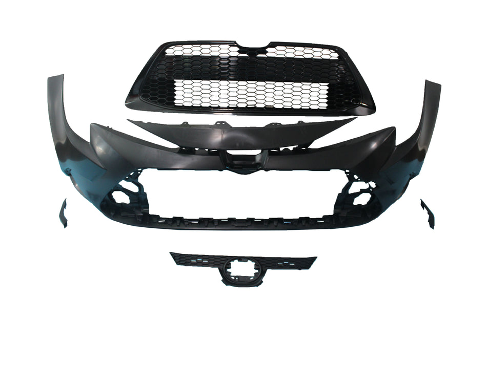 For 2020 2021 2022 Toyota Corolla L LE XLE  Front Bumper Upper and Lower Grill