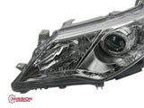 For 2012 2013 2014 Toyota Camry SE Headlight Assembly Black Driver Left Side